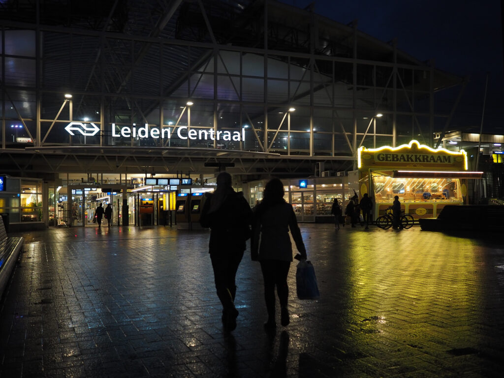 Leiden Centraal train station at night.

October 20, 2017 - Bargelaan, Leiden