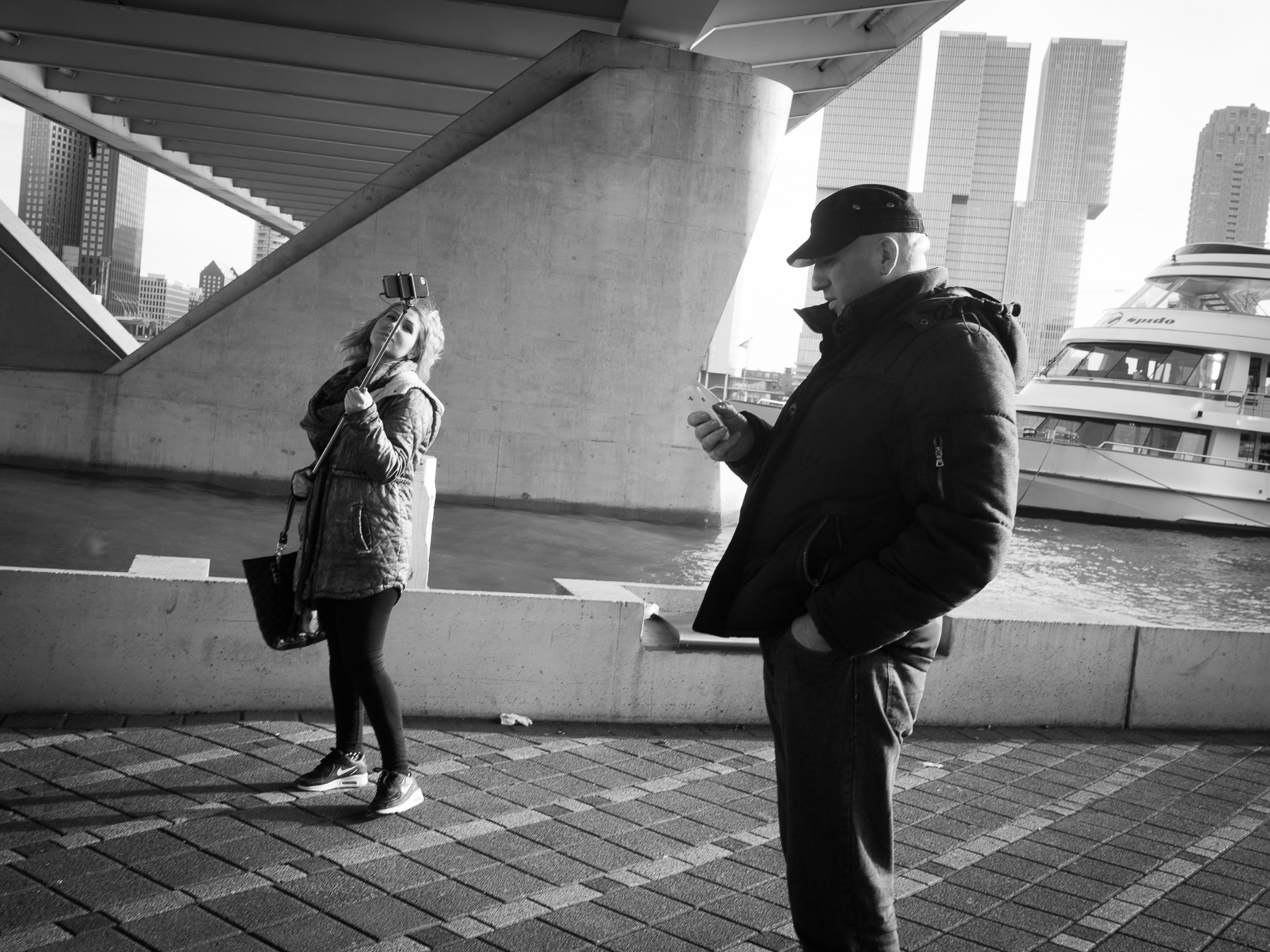 Tourist with Selfie Stick