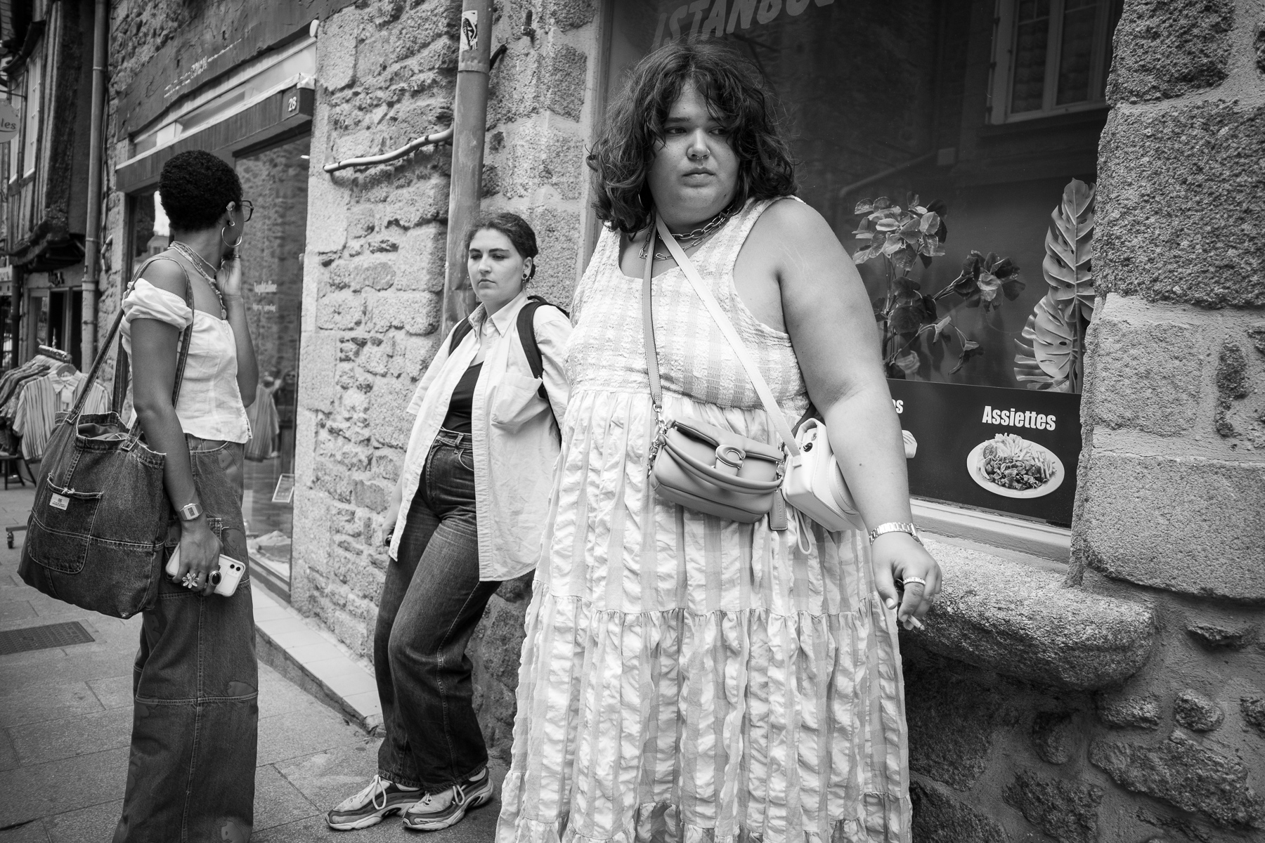 Woman Smoking a Cigarette