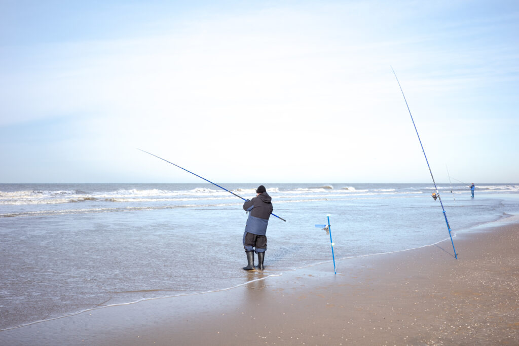 Fisherman At Katwijk Aan Zee Beach II